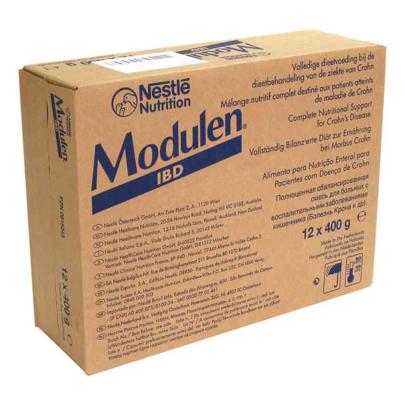 Modulen - odżywka 12X400 g od Nestle Health Science (Deutschland) GmbH PZN 00915343