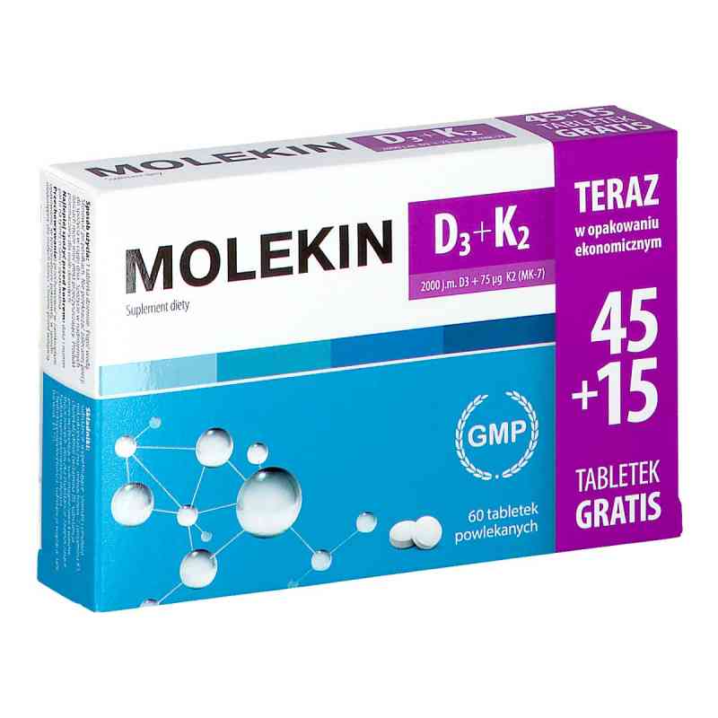 Molekin D3 + K2 60  od NP PHARMA SP. Z O.O. PZN 08301531