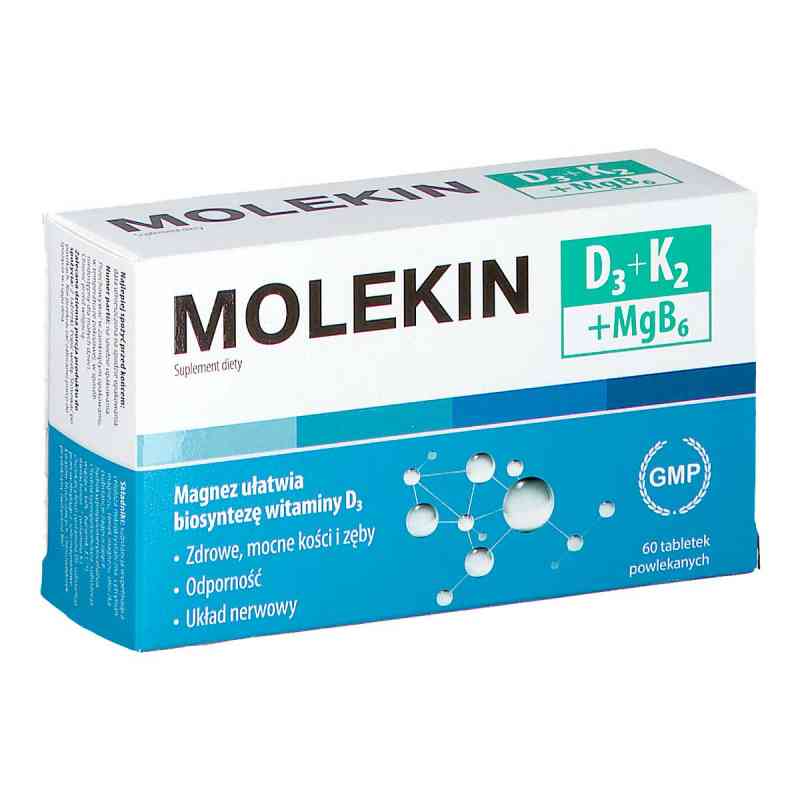 Molekin D3 + K2 + MgB6 60 tabl. od NP PHARMA SP. Z O.O. PZN 08301626