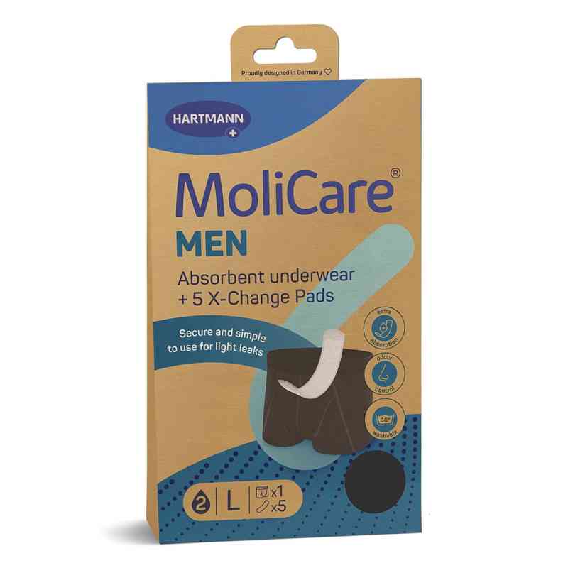 Molicare Men Absorbent Underwear+5 Pads Größe l 1 szt. od PAUL HARTMANN AG PZN 19263512