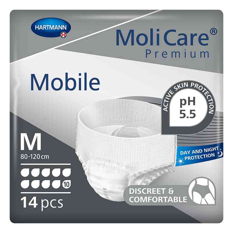 Molicare Premium Mobile pieluchomajtki M 14 szt. od PAUL HARTMANN AG PZN 13476974