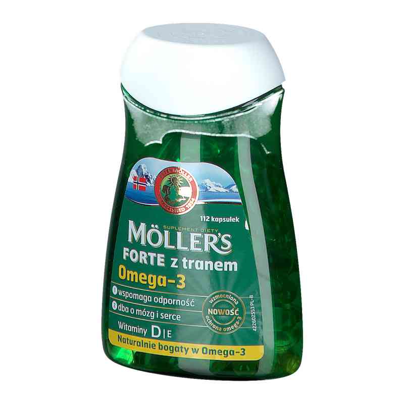 Mollers Forte z tranem kapsułki 112  od ORKLA HEALTH AS PZN 08300100