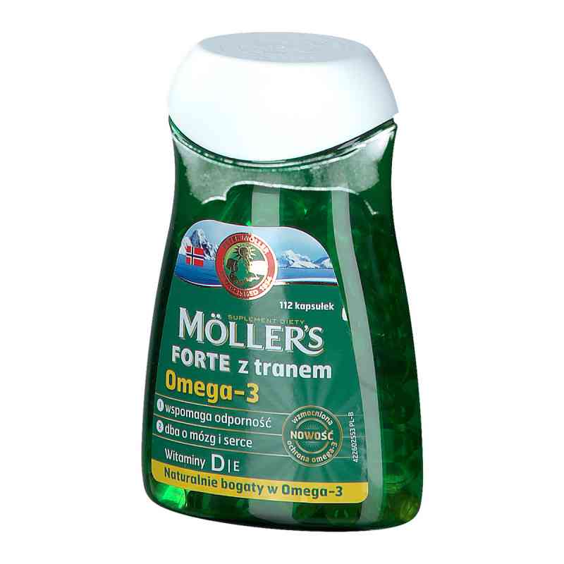 Mollers Forte z tranem kapsułki 112 kaps. od ORKLA HEALTH AS PZN 08300100