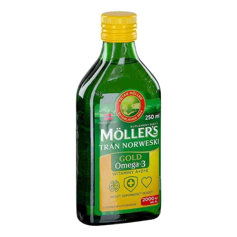 Moller's Gold Tran Norweski płyn 250 ml od  PZN 08304418