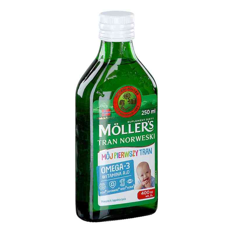 Moller's Mój Pierwszy Tran Norweski płyn 250 ml od ORKLA HEALTH AS PZN 08304419