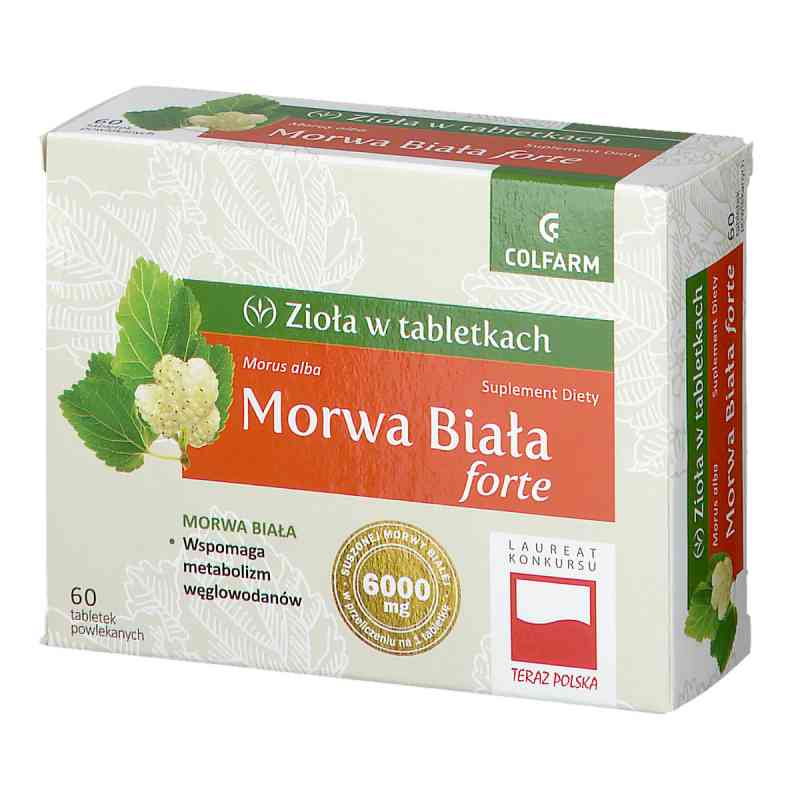 Morwa Biała forte tabletki 60  od ZAKŁADY FARM. COLFARM PZN 08300913
