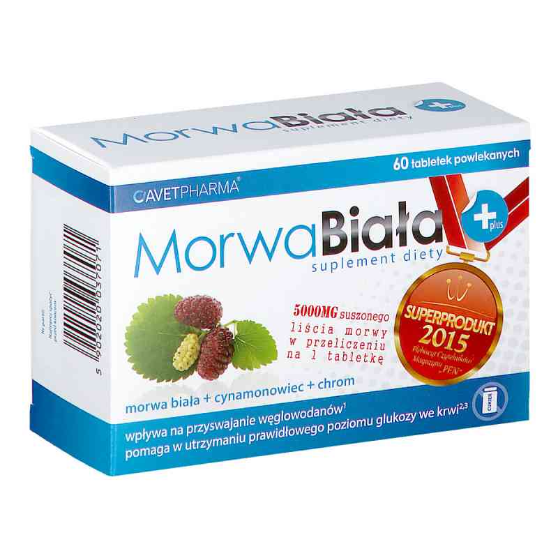 Morwa Biała Plus 60  od AVET PHARMA SP. Z.O.O. PZN 08301230