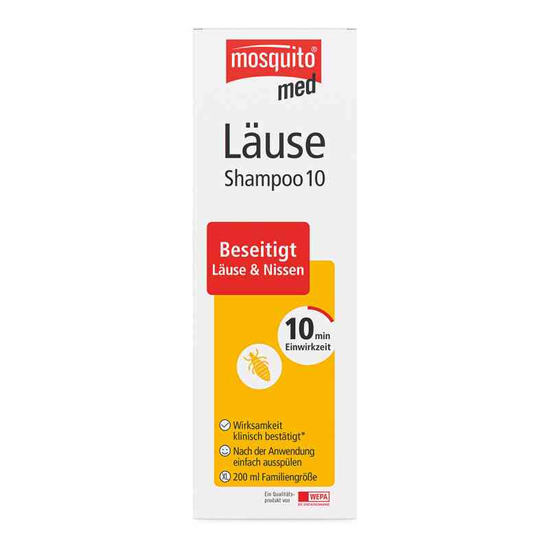 Mosquito med Läuse Shampoo 10 Szampon na wszy 200 ml od WEPA Apothekenbedarf GmbH & Co K PZN 10415475
