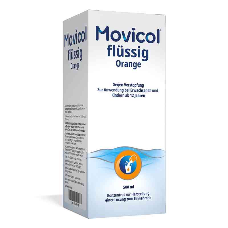 Movicol płyn pomarańczowy 500 ml od Norgine GmbH PZN 17364278