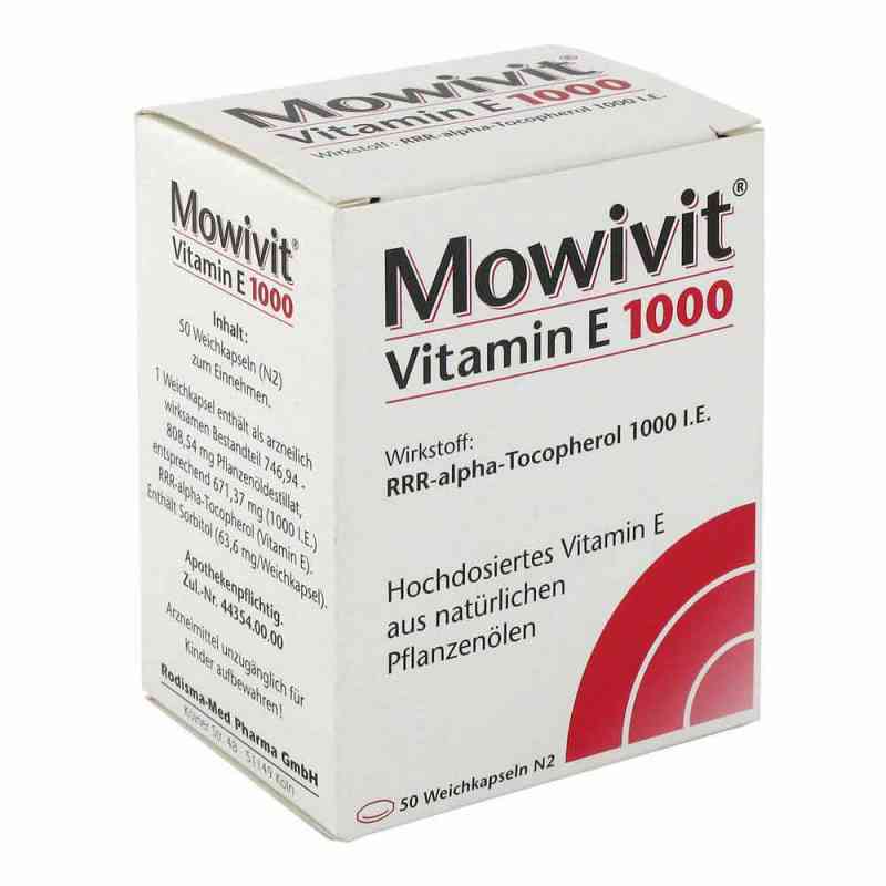Mowivit Vitamin E 1000 Kapseln 50 szt. od Rodisma-Med Pharma GmbH PZN 00836891