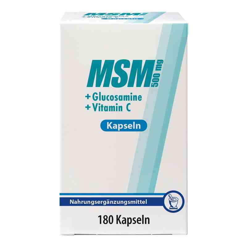 MSM 500 mg + Kapsułki Glukozaminy 180 szt. od Pharma Peter GmbH PZN 12365563