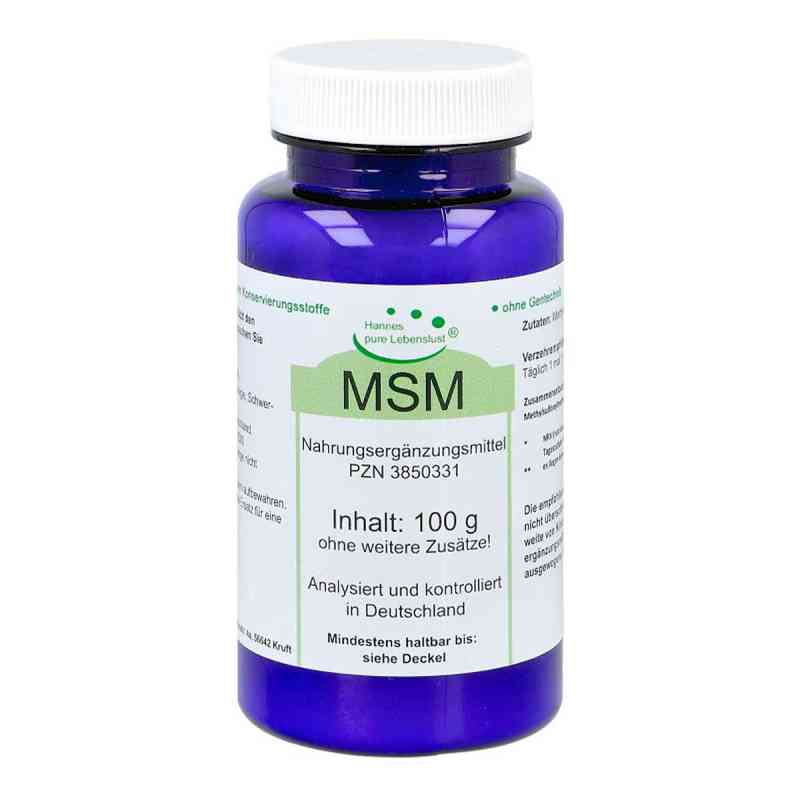 MSM pur proszek 100 g od G & M Naturwaren Import GmbH & Co. KG PZN 03850331