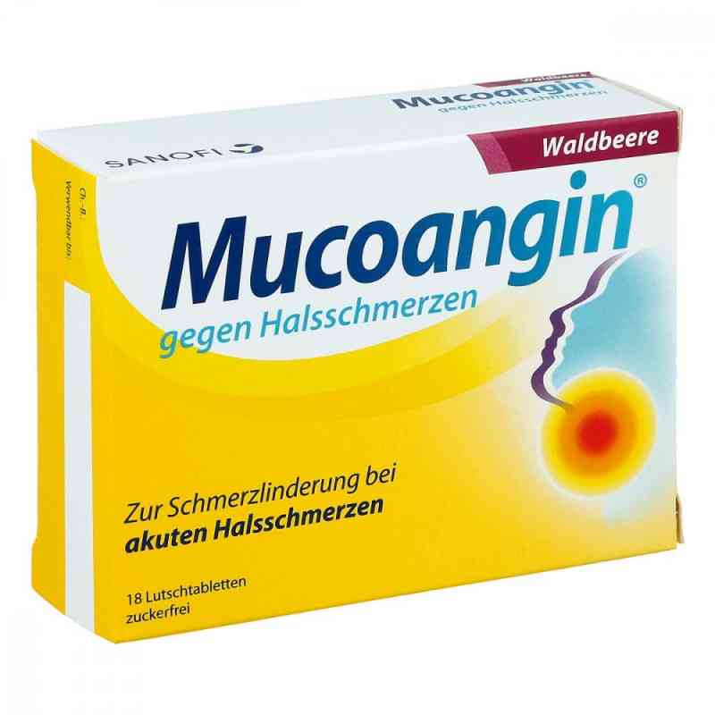 Mucoangin Waldbeere 20 mg Lutschtabletten 18 szt. od A. Nattermann & Cie GmbH PZN 07314486