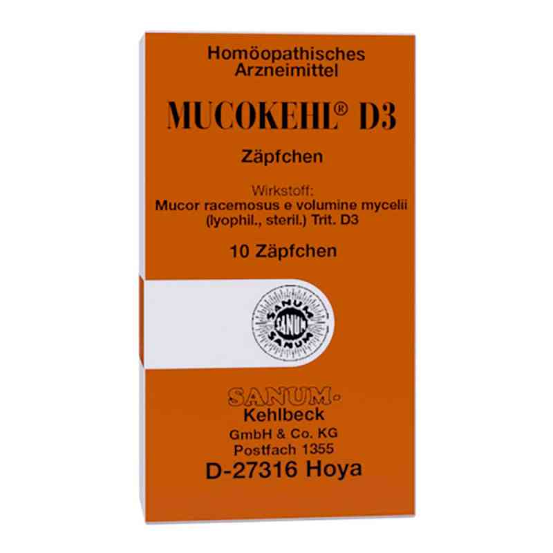 Mucokehl Suppos. D 3 10 szt. od SANUM-KEHLBECK GmbH & Co. KG PZN 03206707