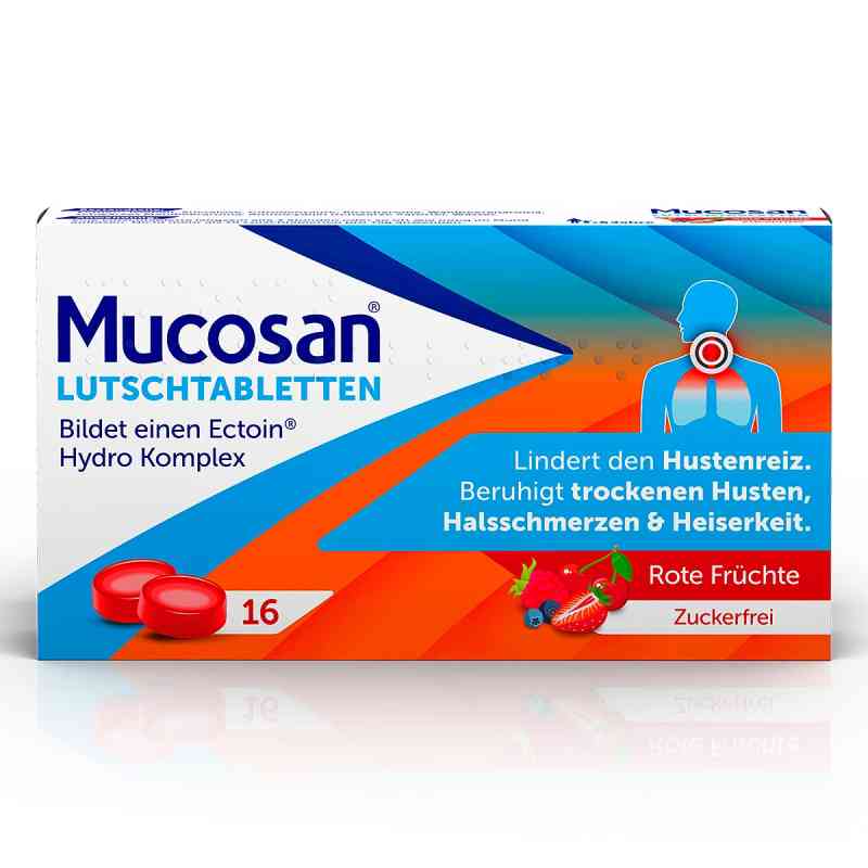 Mucosan tabletki do ssania o smaku czerwonych owoców 16 szt. od A. Nattermann & Cie GmbH PZN 19948871
