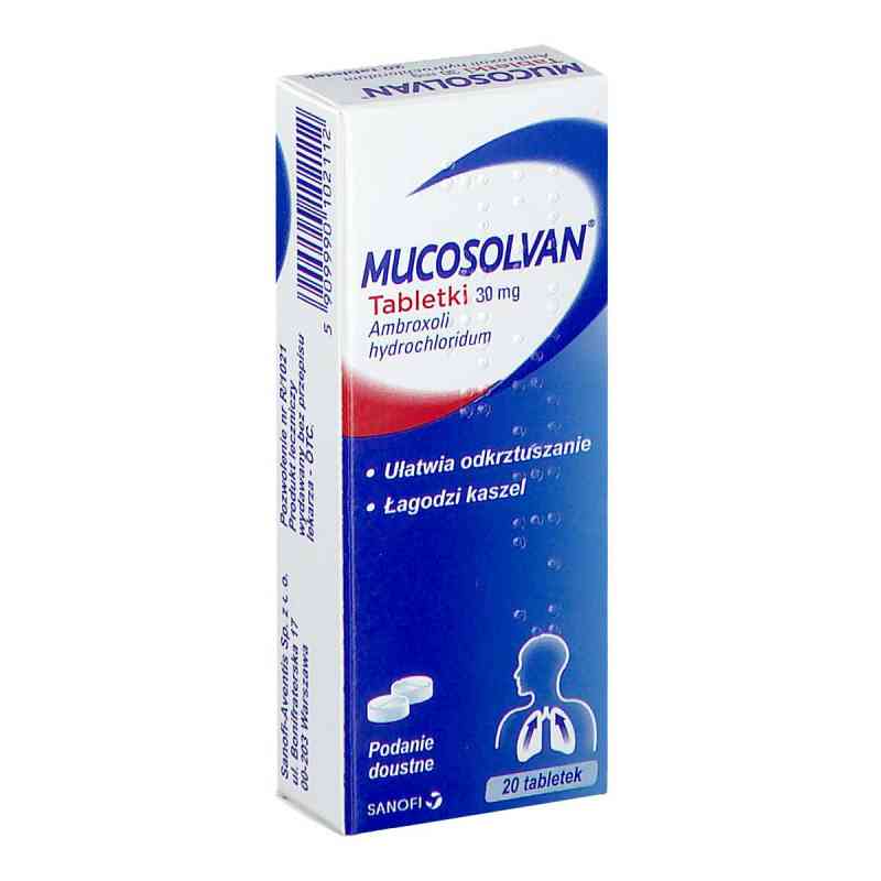 Mucosolvan tabletki 20  od SANOFI AVENTIS SP. Z O.O. ODDZIAŁ W RZESZOWIE Z.P. PZN 08301496