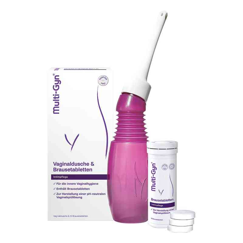 Multi-Gyn Vaginaldusche Kombipack Brausetabletten 1 op. od Karo Healthcare GmbH PZN 14060721