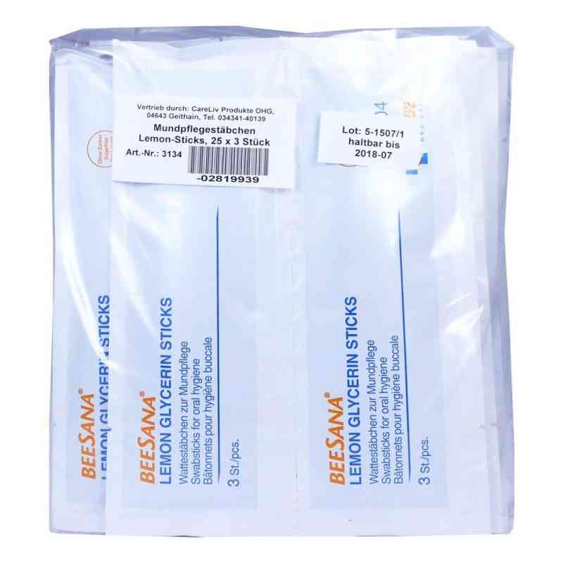 Mundpflegestaebchen Lemon Sticks 25X3 szt. od Careliv Produkte OHG PZN 02819939