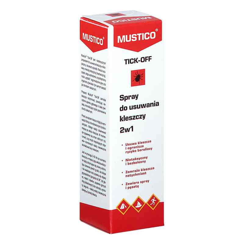 MUSTICO TICK-OFF Spray do usuwania kleszczy 2w1 8 ml od BIOVENA HEALTH SP. Z O.O. PZN 08304224