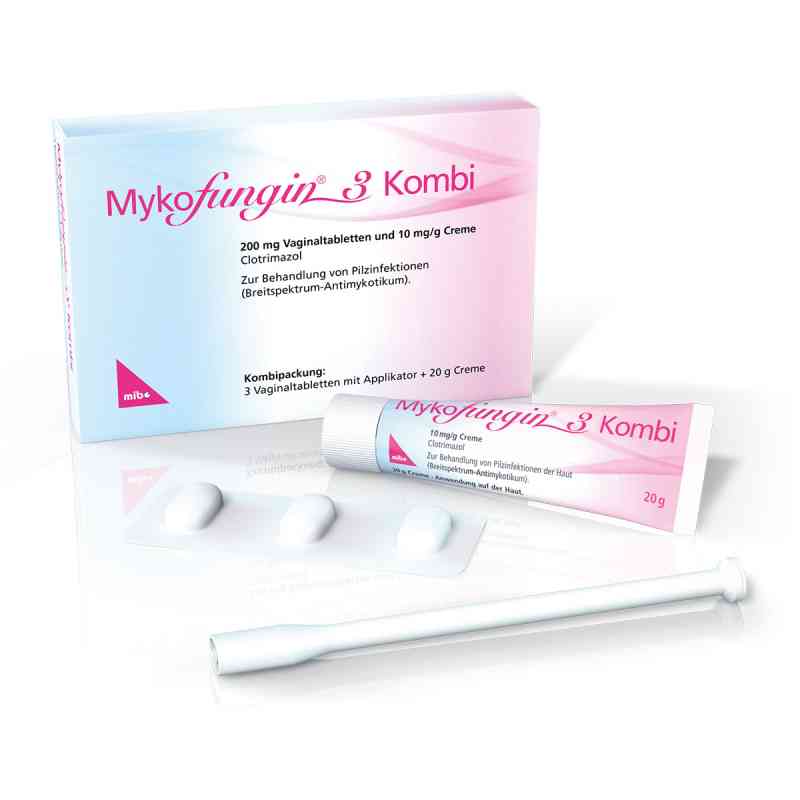 Mykofungin 3 200 mg +10 mg/g zestaw 1 op. od MIBE GmbH Arzneimittel PZN 13832268