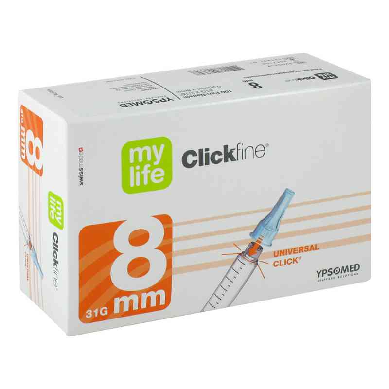 Mylife Clickfine kaniule 8 mm 100 szt. od Ypsomed GmbH PZN 05524156