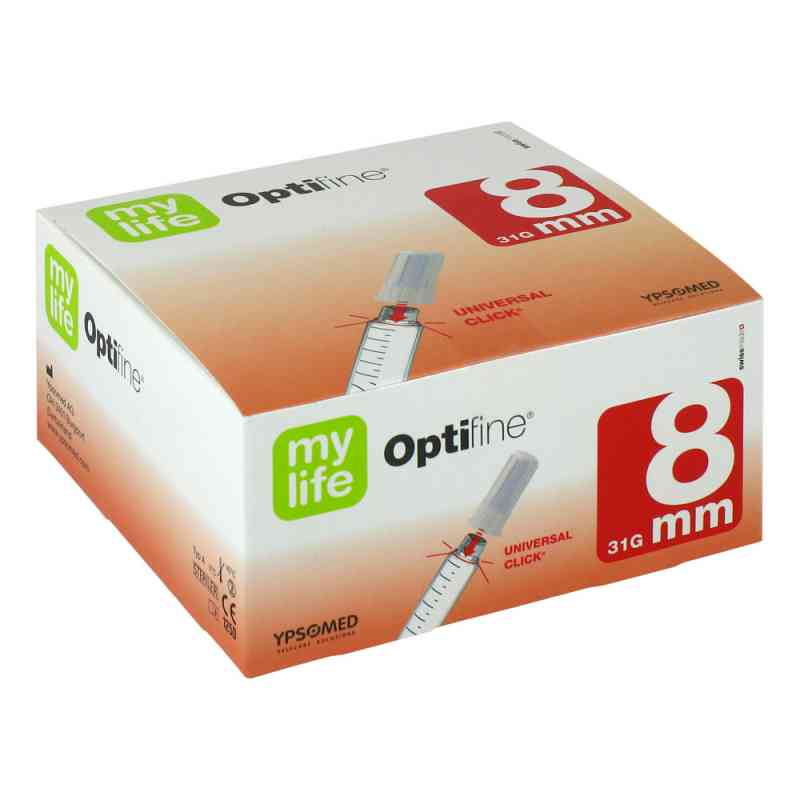 Mylife Optifine Kanuelen 8 mm 100 szt. od Ypsomed GmbH PZN 05524191