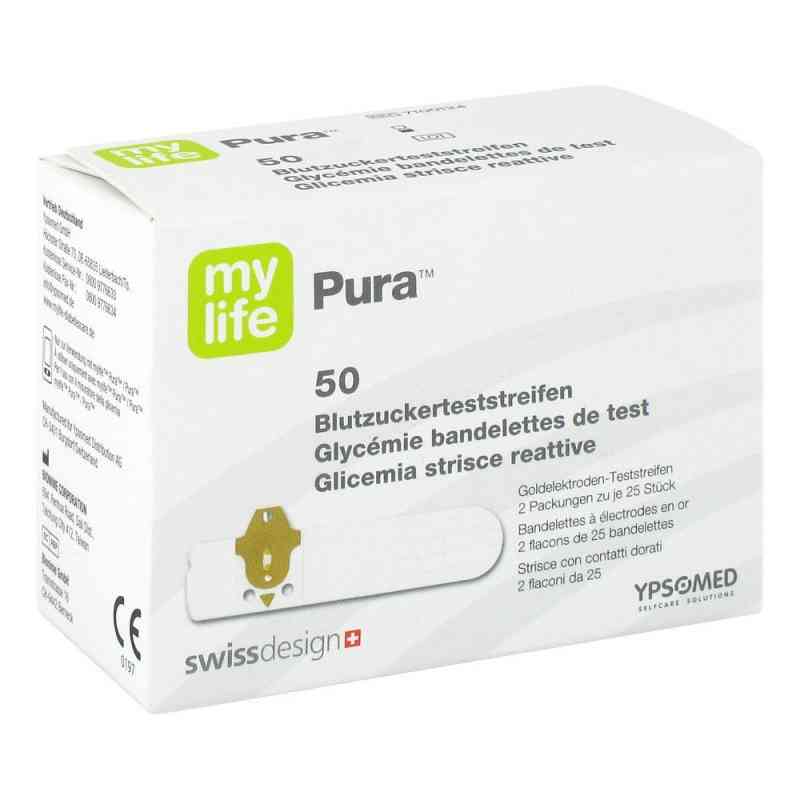Mylife Pura Paski testowe do pomiaru poziomu glukozy we krwi 50 szt. od Medical Technologie and Devices Germany GmbH PZN 05515654
