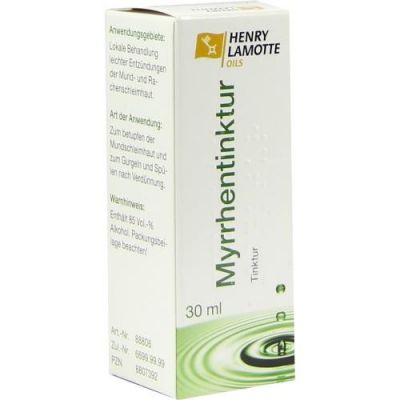 Myrrhentinktur 30 ml od HENRY LAMOTTE OILS GMB PZN 08807392