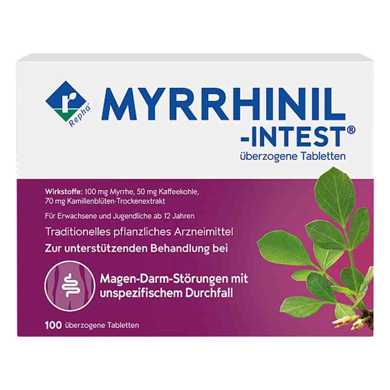 Myrrhinil Intest Tabletki na żołądek 100 szt. od REPHA GmbH Biologische Arzneimittel PZN 02756251