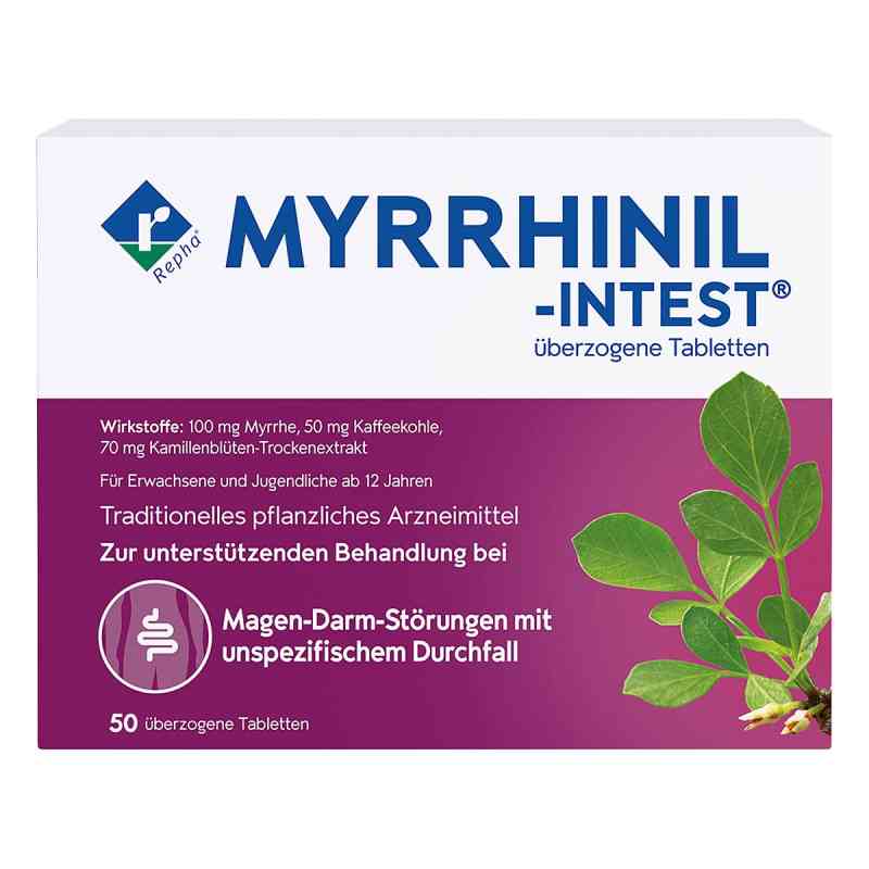 Myrrhinil Intest Tabletki na żołądek 50 szt. od REPHA GmbH Biologische Arzneimit PZN 00697337