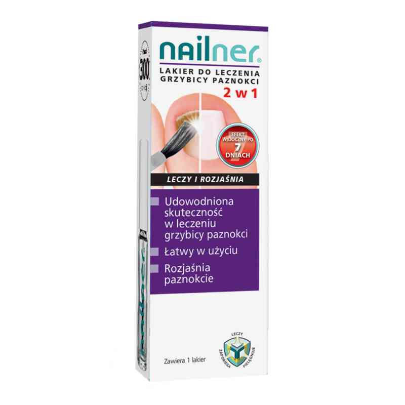 Nailner Lakier 2w1 5 ml od TRIMB HEALTHCARE PZN 08300603