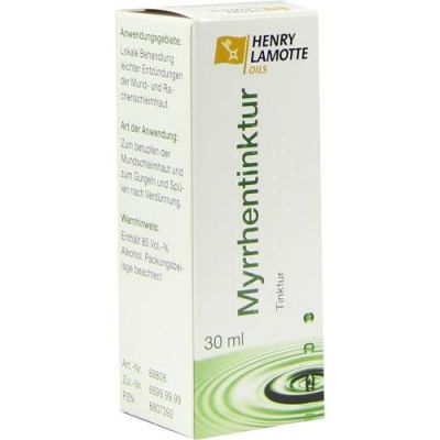 Nalewka z mirry 30 ml od HENRY LAMOTTE OILS GMB PZN 08807392