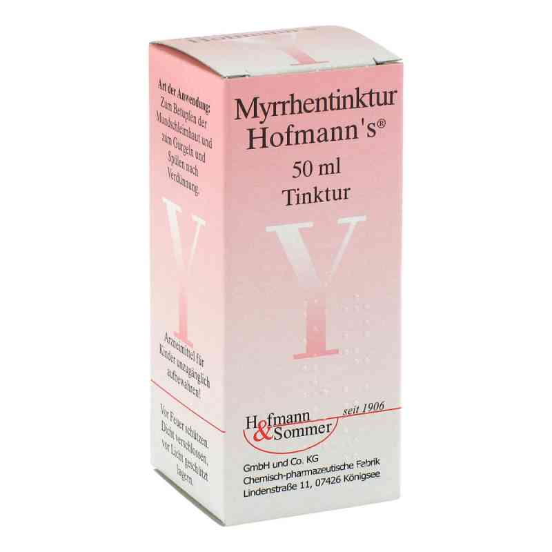 Nalewka z mirry Hofmanns 50 ml od Hofmann & Sommer GmbH & Co. KG PZN 00691122