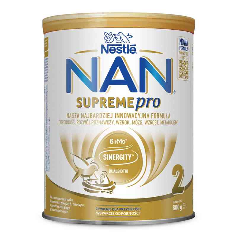 NAN Supreme Pro 2 mleko następne 800 g od NESTLE POLSKA S.A. PZN 08305942