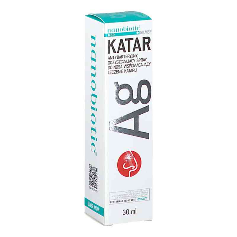 Nanobiotic Med+ Silver Katar spray 30 ml od NANO-TECH POLSKA SP ZOO SPÓŁKA KOMAN. PZN 08305063