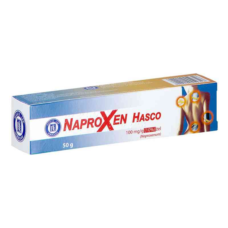 Naproxen Hasco żel 50 g od PRZEDSIĘBIORSTWO PRODUKCJI FARMACEUTYCZNEJ HASCO-L PZN 08302537