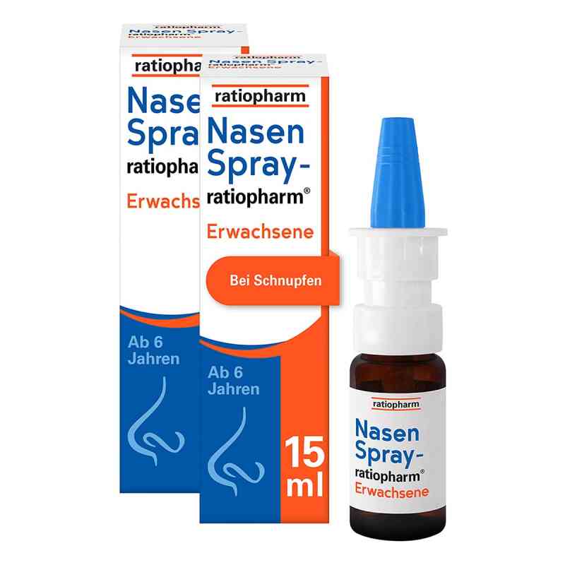 NasenSpray ratiopharm® Dorośli 2x15 ml od ratiopharm GmbH PZN 08100764