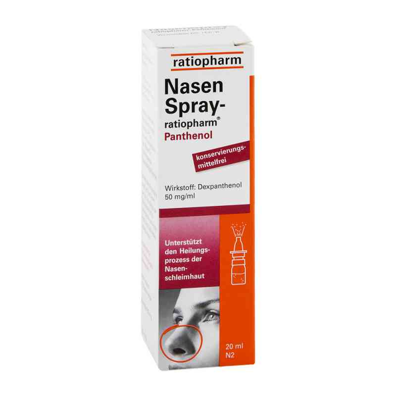Nasenspray ratiopharm Panthenol 20 ml od ratiopharm GmbH PZN 01970611