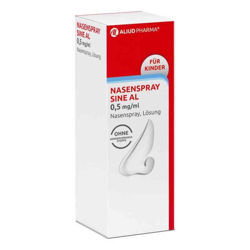 Nasenspray sine Al 0,5 mg/ml spray do nosa 10 ml od ALIUD Pharma GmbH PZN 12464118