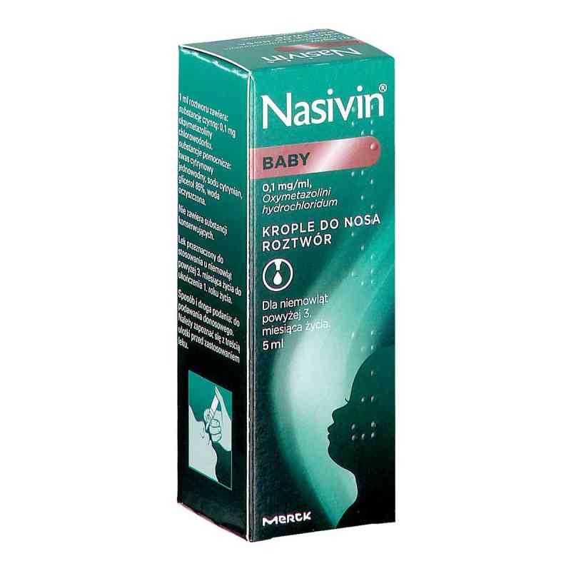 Nasivin Baby krople 0,01% 5 ml od MERCK SELBSTMEDICATION GMBH PZN 08301498