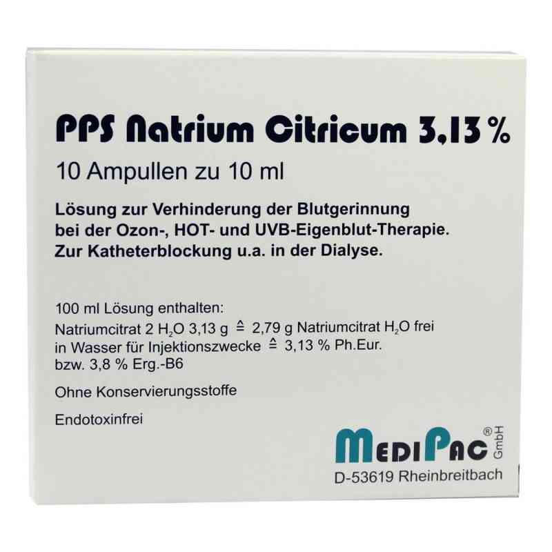 Natriumcitrat 3,13% Amp. 10X10 ml od MediPac GmbH PZN 03195010