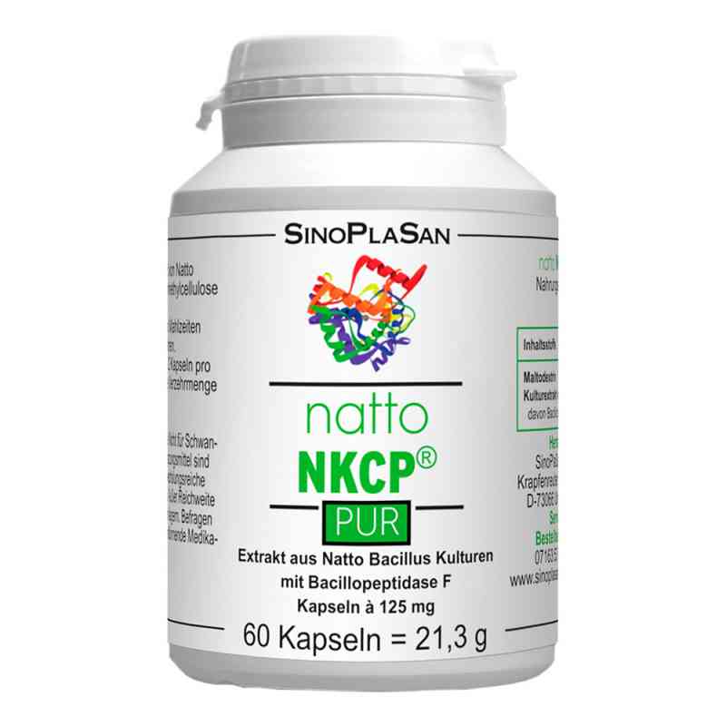 Natto Nkcp Pur 125 mg Kapseln 60 szt. od SinoPlaSan GmbH PZN 14210184