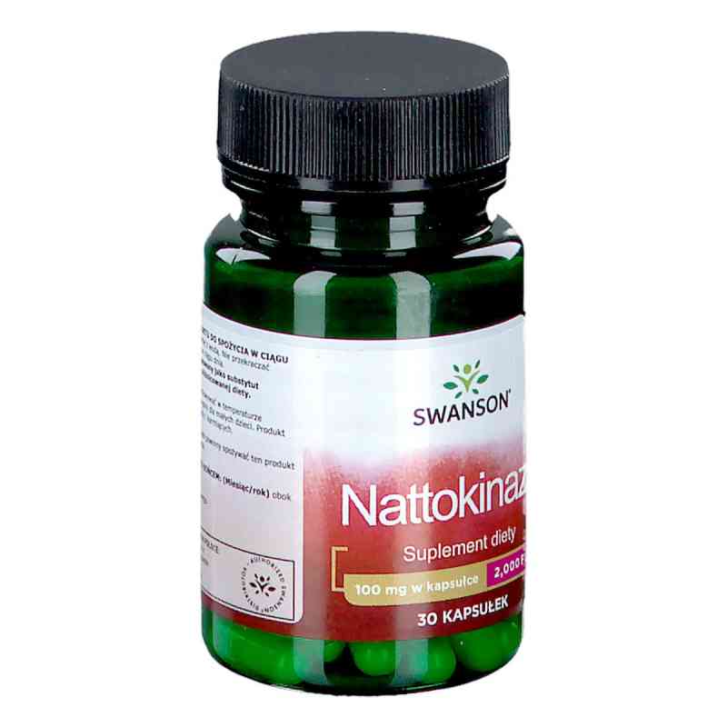 Nattokinaza Swanson 2000 FU kapsułki 30  od SWANSON HEALTH PRODUCTS PZN 08306115