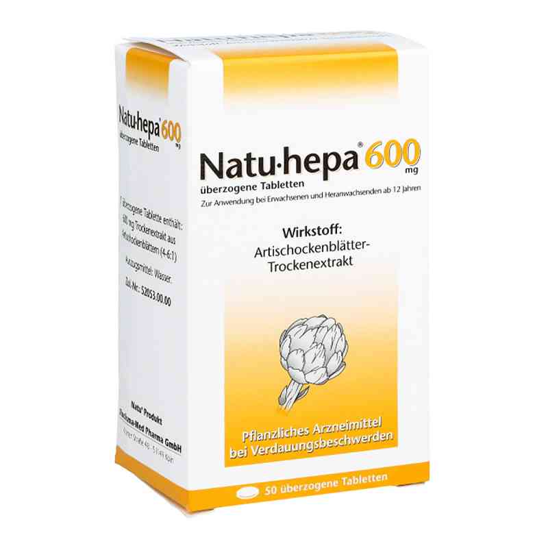 Natu Hepa 600 mg tabletki 50 szt. od Rodisma-Med Pharma GmbH PZN 00432521