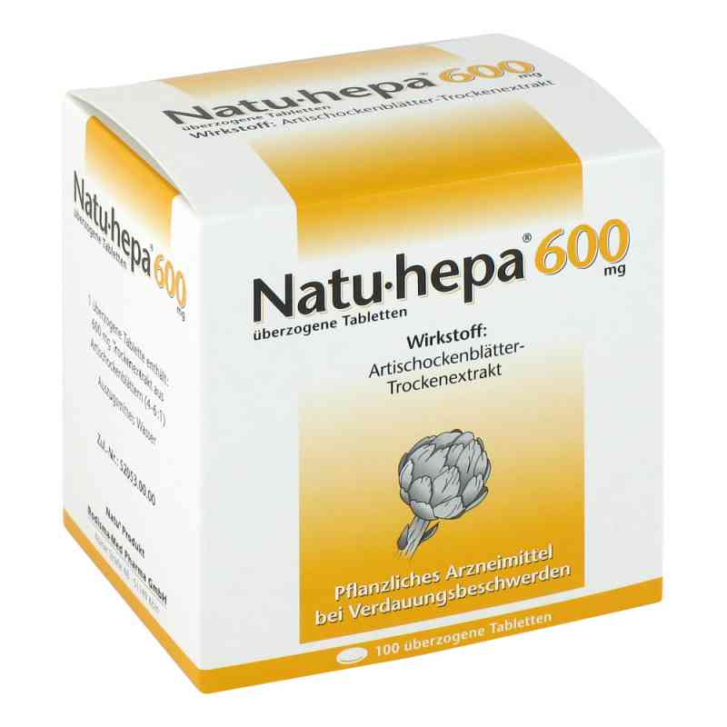 Natu Hepa 600 mg ueberzogene Tabl. 100 szt. od Rodisma-Med Pharma GmbH PZN 00432662