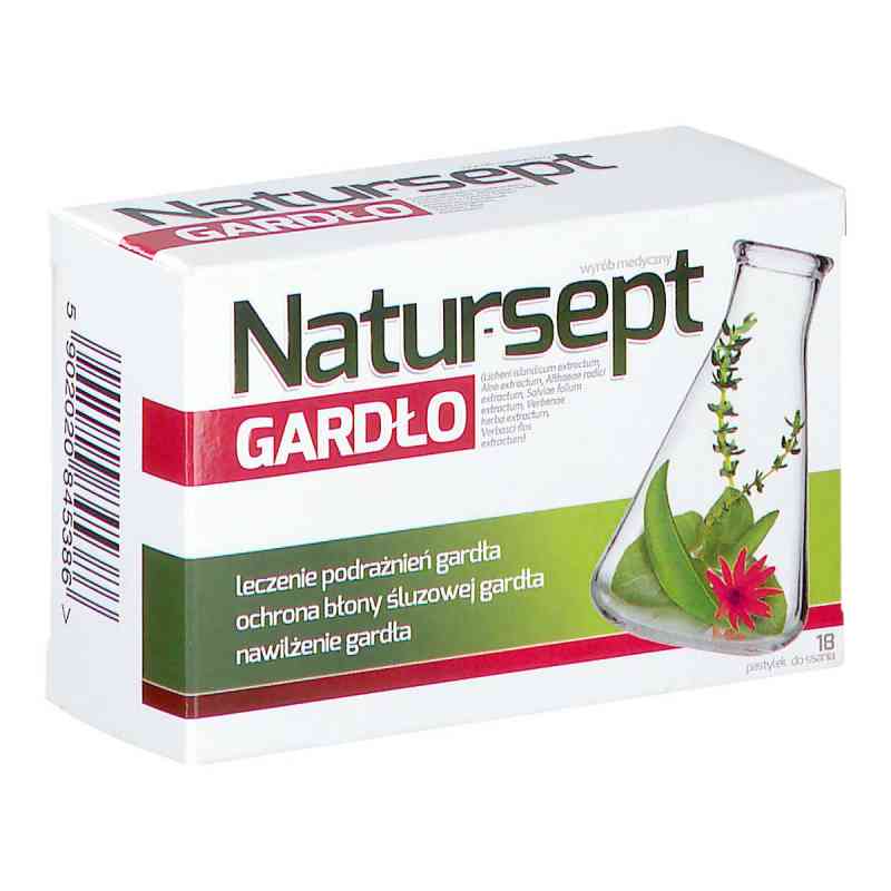 NATUR-SEPT GARDŁO pastylki 18  od AFLOFARM FARMACJA POLSKA SP. Z O.O. PZN 08302820