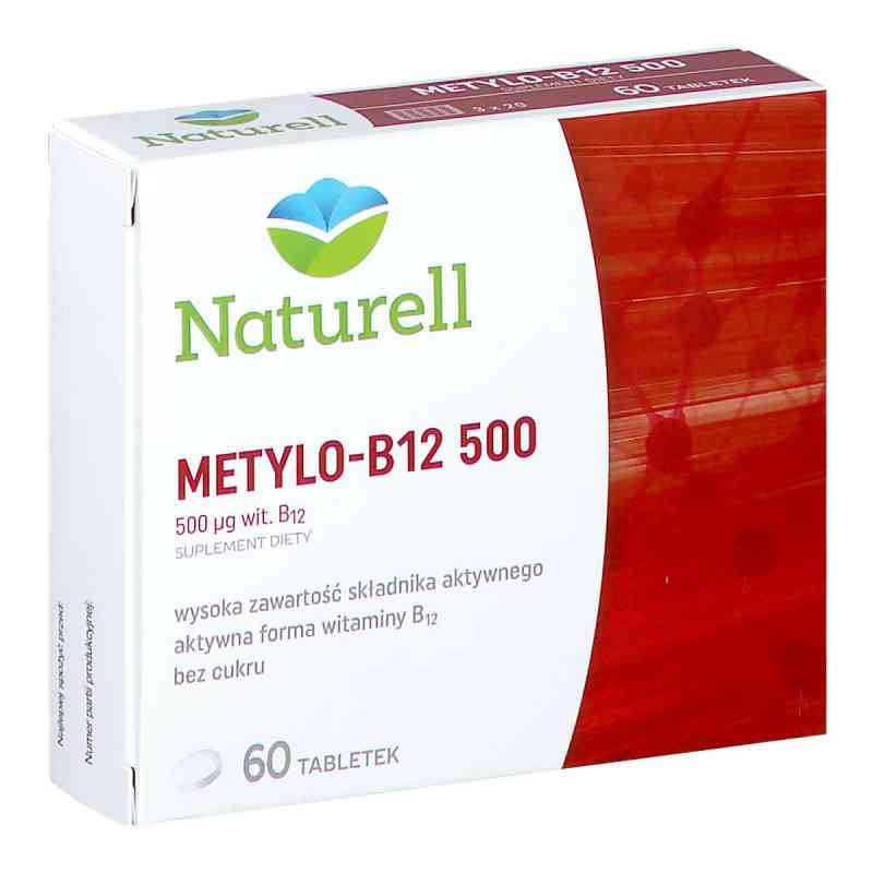 Naturell Metylo B-12 500 tabletki 60  od NATURELL AB PZN 08301598