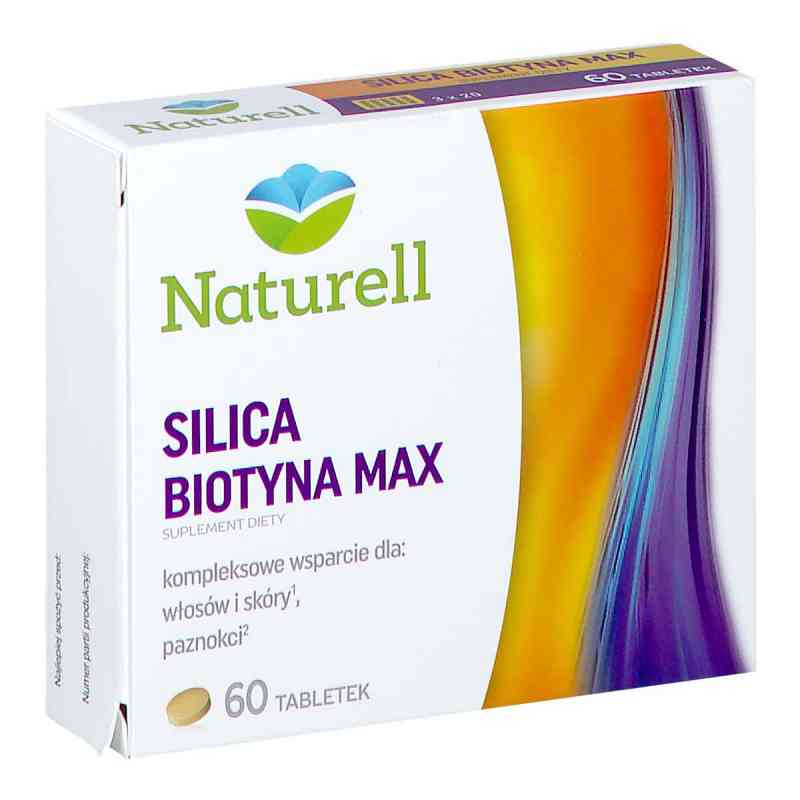 NATURELL Silica Biotyna Max tabletki 60  od NATURELL AB PZN 08302212