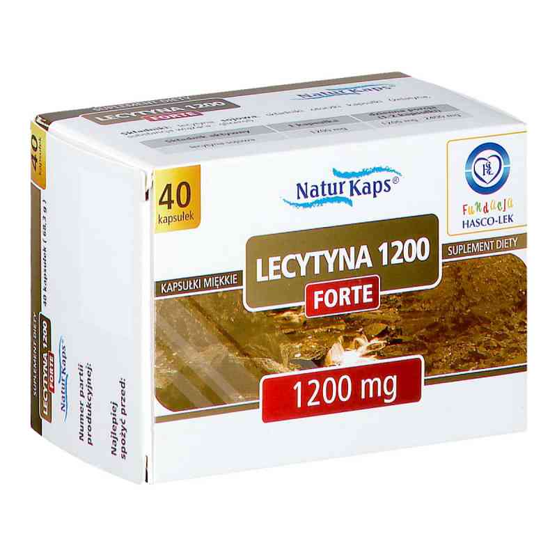 Naturkaps Lecytyna 1200 Forte kapsułki miękkie 40  od  PZN 08302458