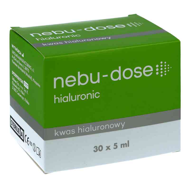Nebu-Dose hialuronic roztwór izotoniczny do inhalacji 30 ampułek 30 amp. od SOLINEA SP.Z O.O.,SP.KOM. PZN 08300332